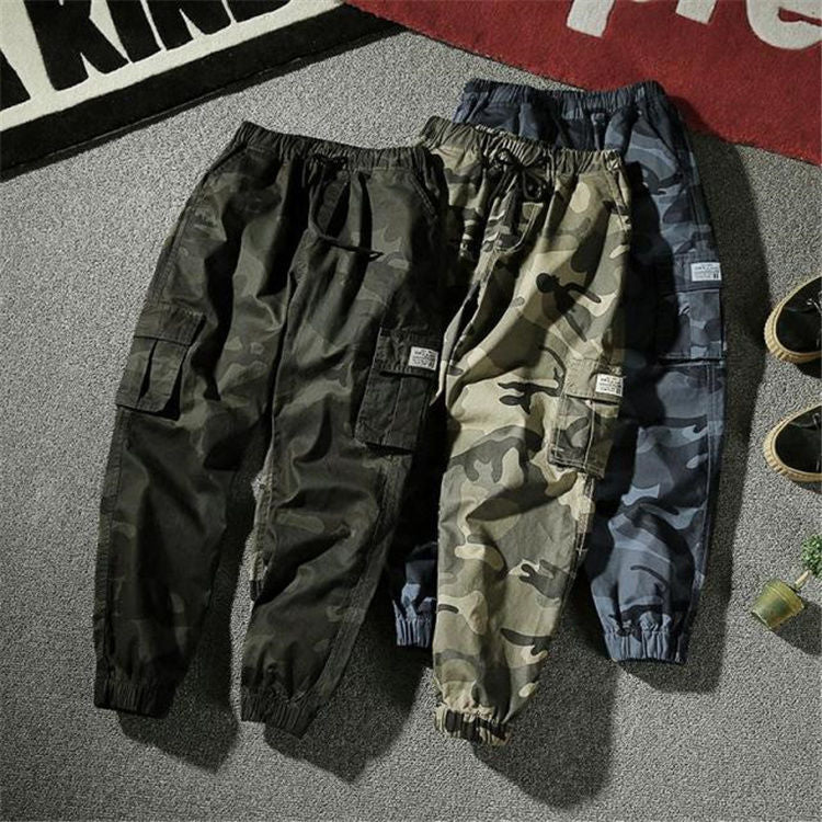 Army Green Wide Legs Cargo Pants Flap Pockets Loose Fit - Temu